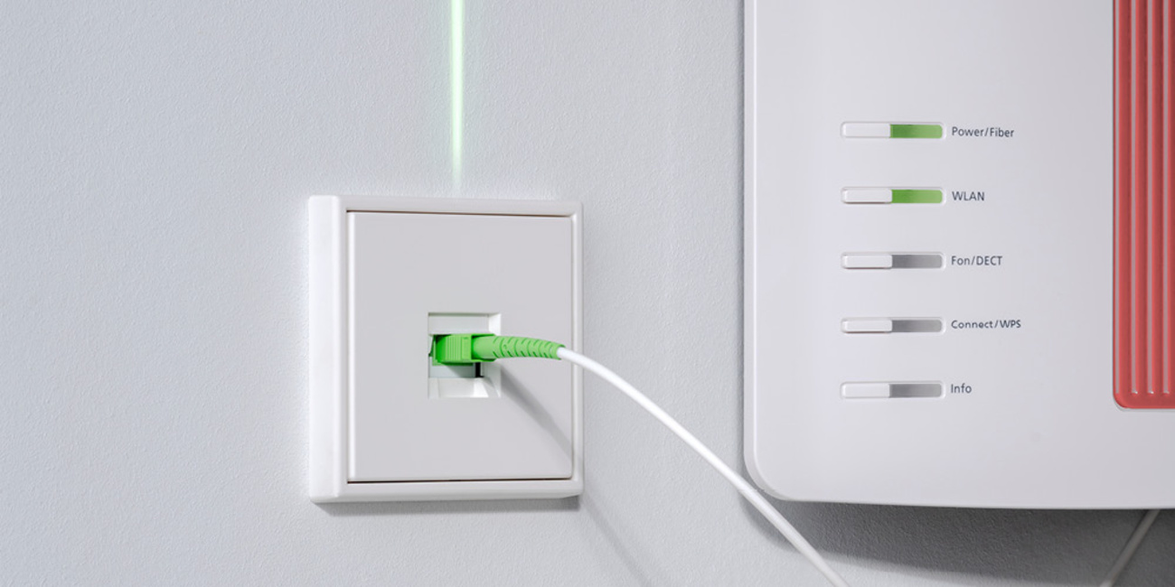 Die neuen Glasfaser-Anschlussdosen bei Trinkerl Martin in Traitsching